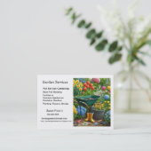 Tuindiensten / Master Gardener Visitekaartje (Staand voorkant)