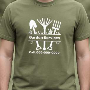 Tuindiensten - Monogram Gereedschap T-shirt