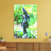 tuindoek omwikkeld in een godin canvas afdruk (Insitu (Woonkamer))