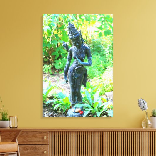 tuindoek omwikkeld in een godin canvas afdruk (Insitu (Woonkamer))