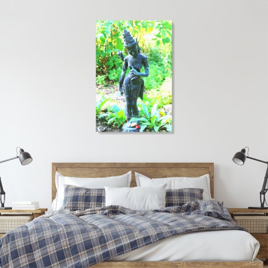 tuindoek omwikkeld in een godin canvas afdruk (Insitu (Slaapkamer))