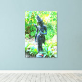 tuindoek omwikkeld in een godin canvas afdruk (Insitu (Houten vloer))