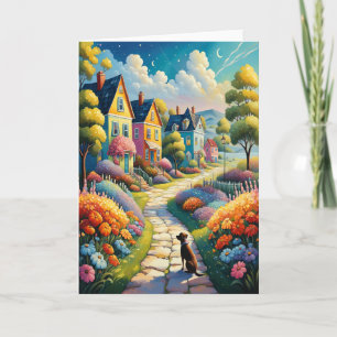 Tuindorp briefkaart blanco binnenkant