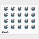 TUINEN AAN DE BAAI RONDE STICKER (Vel)