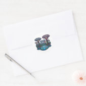 TUINEN AAN DE BAAI RONDE STICKER (Envelop)