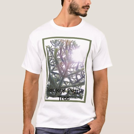 Tuinen, aap-puzzelboom t-shirt (Voorkant)