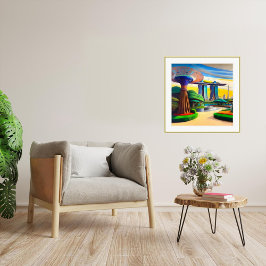 Tuinen bij de baai - Canvas Print