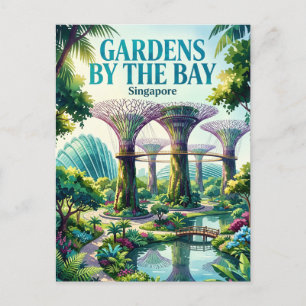 Tuinen bij de Baai Singapore Singapore Briefkaart