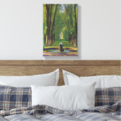 Tuinen bij het Paleis van Versailles (Frankrijk) Canvas Afdruk (Insitu (Slaapkamer))