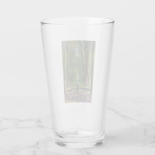 Tuinen bij het Paleis van Versailles (Frankrijk) Glas (Achterkant)