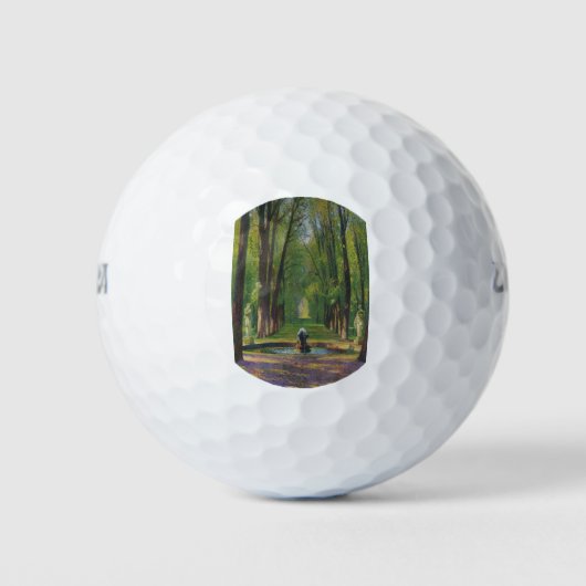 Tuinen bij het Paleis van Versailles (Frankrijk) Golfballen (Voorkant)