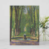 Tuinen bij het Paleis van Versailles (Frankrijk) Kaart (Staand voorkant)