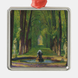 Tuinen bij het Paleis van Versailles (Frankrijk) Metalen Ornament