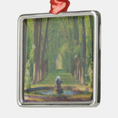 Tuinen bij het Paleis van Versailles (Frankrijk) Metalen Ornament (Links)