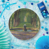 Tuinen bij het Paleis van Versailles (Frankrijk) Papieren Bordje (Feest)