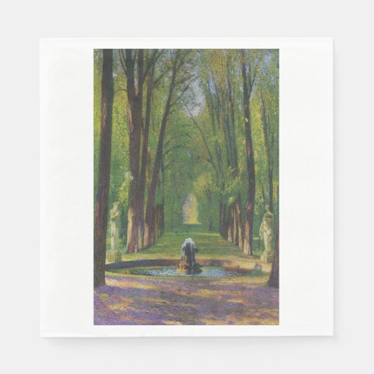 Tuinen bij het Paleis van Versailles (Frankrijk) Servet (Voorkant)