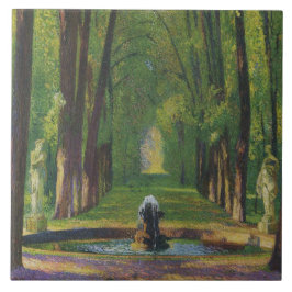 Tuinen bij het Paleis van Versailles (Frankrijk) Tegeltje