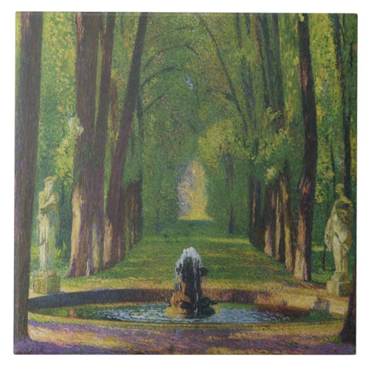 Tuinen bij het Paleis van Versailles (Frankrijk) Tegeltje (Voorkant)