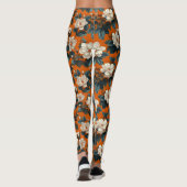 Tuinen Bloem Hardlopen Tuinen Glans Moeder' Leggings (Achterkant)