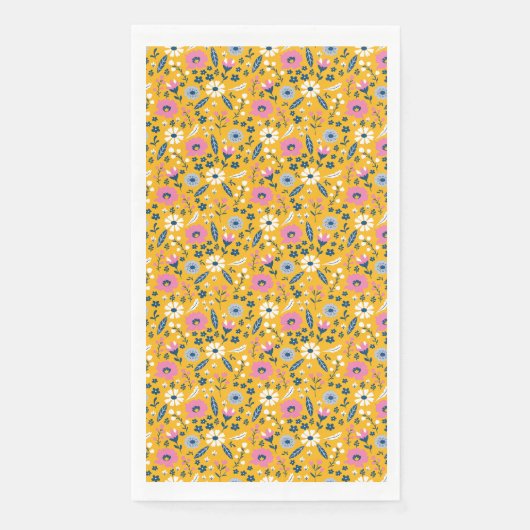 Tuinen en bloemen brengen mensen samen servet (Voorkant)