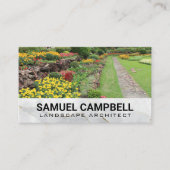 Tuinen en bloemen visitekaartje (Voorkant)