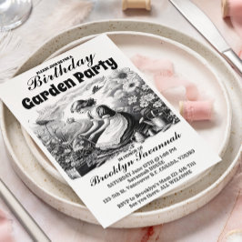 Tuinen Fluisterende Tuinfeest Uitnodiging