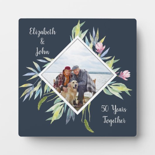 Tuinen in de aangepaste tekst voor de Riviera-foto Fotoplaat (Voorkant)