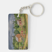 Tuinen in de Adirondacks Sleutelhanger (achterkant)