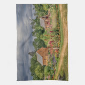 Tuinen in de Adirondacks Theedoek (Verticaal)