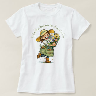 Tuinen Kweken Geluk T-shirt