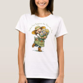 Tuinen Kweken Geluk T-shirt (Voorkant)