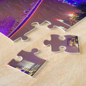 Tuinen langs de baai van Singapore. Jigzaag Puzzle Legpuzzel (Zijkant)