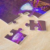 Tuinen langs de baai van Singapore. Legpuzzel (Zijkant)