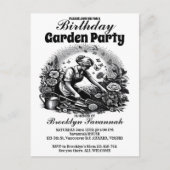 Tuinen Omhelzen Tuin Feest Uitnodiging (Voorkant)