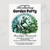 Tuinen Omhelzen Tuin Feest Uitnodiging (Voorkant)