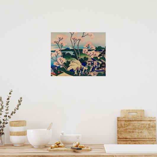 Tuinen Oosters landschap Poster (Keuken)