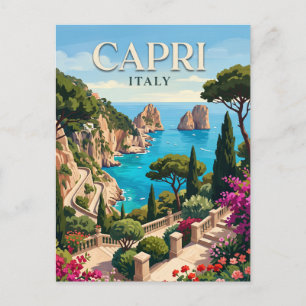 Tuinen van Augustus Capri Italië Briefkaart