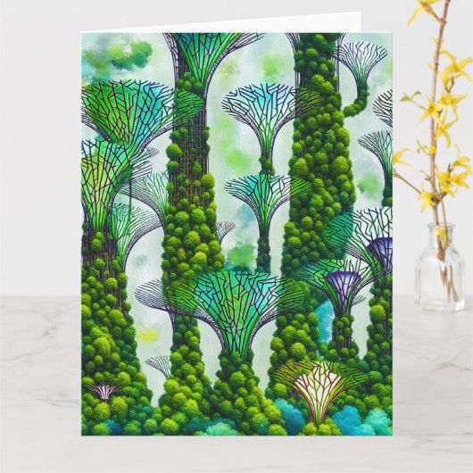 Tuinen van de baai - Big Card Kaart (Gele Bloem)