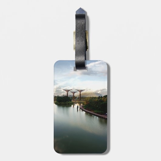 Tuinen van de baai, Singapore - Bagagelabel (Achterkant verticaal)