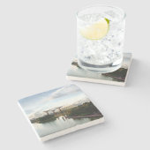 Tuinen van de baai - Singapore Stone Onderzetter (Zijkant)