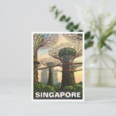Tuinen van de Bay Singapore Briefkaart (Staand voorkant)