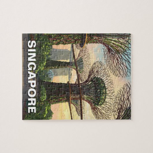 Tuinen van de Bay Singapore Legpuzzel (Horizontaal)