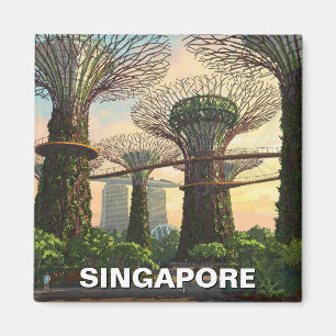 Tuinen van de Bay Singapore Magneet