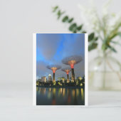 Tuinen van de Bay Singapore Supertree Grove Briefkaart (Staand voorkant)