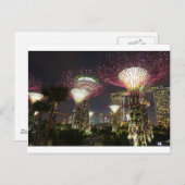 Tuinen van de Bay Singapore Supertree Grove Briefkaart (Voorkant / Achterkant)