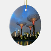 Tuinen van de Bay Singapore Supertree Grove Keramisch Ornament (Rechts)