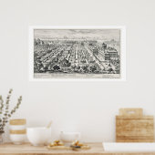 Tuinen van de Quirinale uit de "Li Giardini di Rom Poster (Keuken)
