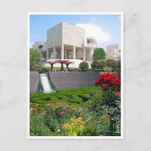 tuinen van getty museum briefkaart