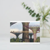 Tuinen van het eco-park van Bay Singapore Briefkaart (Staand voorkant)