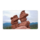 Tuinen van het Landmark en de Bergen Etiket (Voorkant)